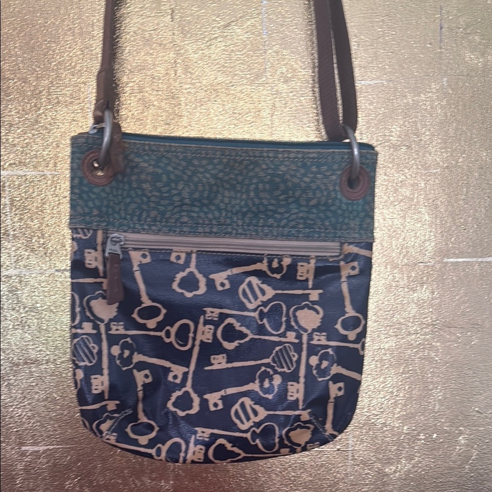 Stylish Key Patterned Shoulder Bag - image 3